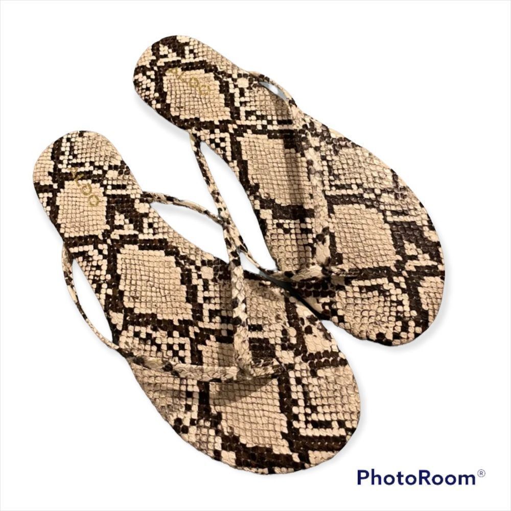 NEW snake print thongs​​